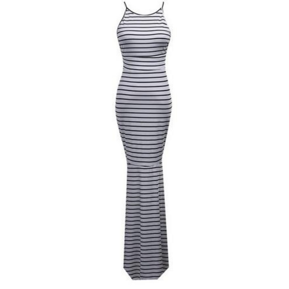 LAST CHANCE - Summer Striped Maxi Dress